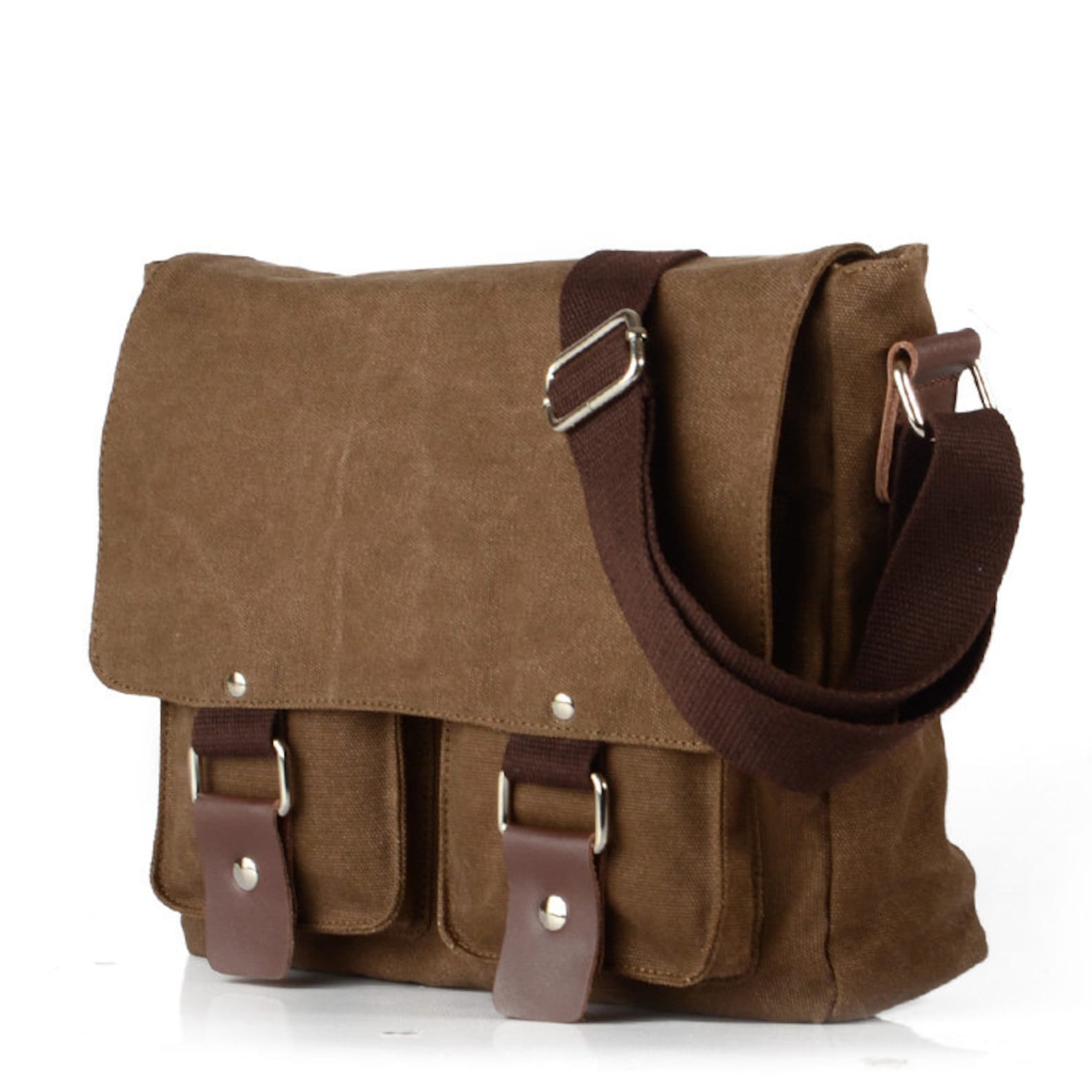 Mens Waxed Canvas Bagmens Messenger Bag Messenger Bag Men Etsy Australia
