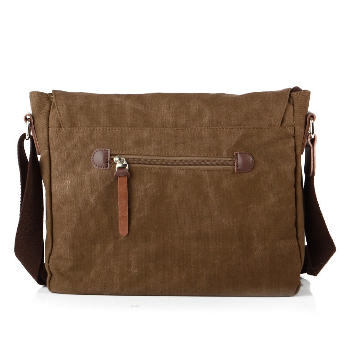 Mens Waxed Canvas BagMens Messenger Bag Messenger Bag Men Etsy