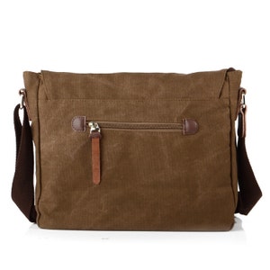 Mens Waxed Canvas Bagmens Messenger Bag Messenger Bag Men - Etsy