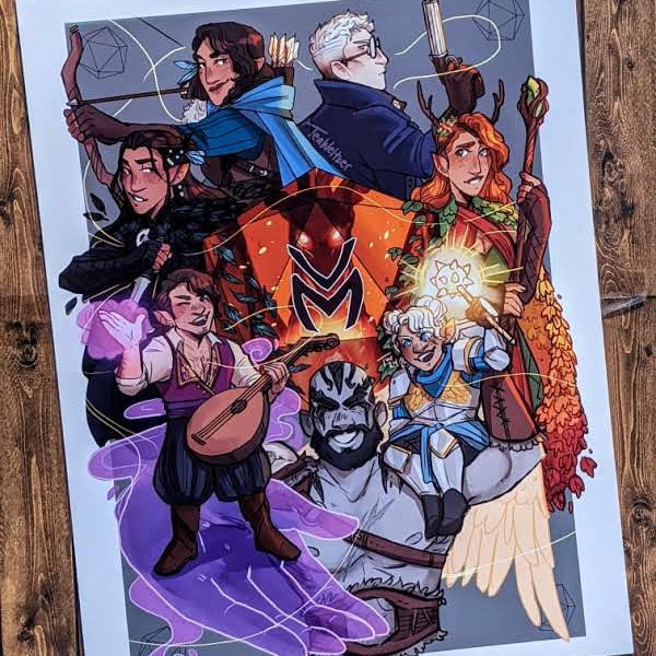 CR Vox Machina Inspired Print