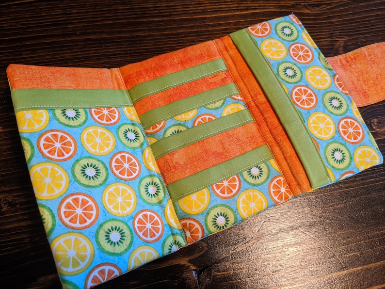 Fruity Tri-Fold Fabric Wallet