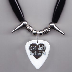 Joan Jett and the Blackhearts Guitar Pick Necklace image 1