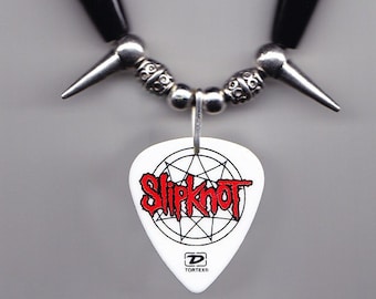 Slipknot James Root #4 Guitar Pick Necklace - 2004 Tour