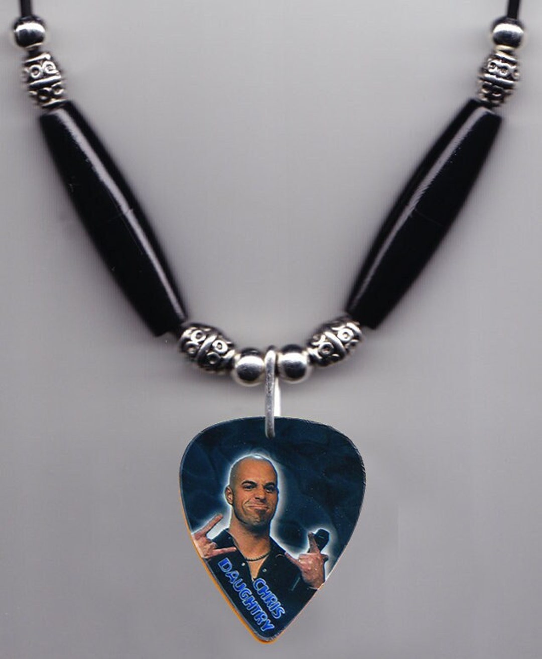 Daughtry Chris Daughtry Photo Guitar Pick Necklace - Etsy