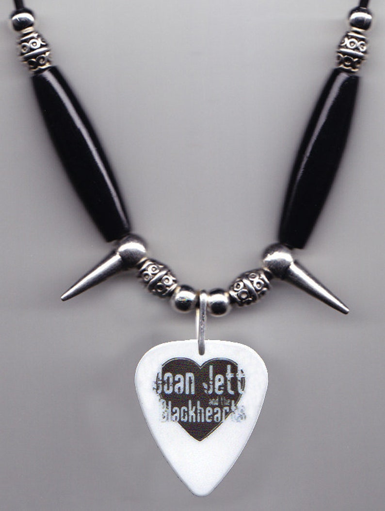 Joan Jett and the Blackhearts Guitar Pick Necklace image 1