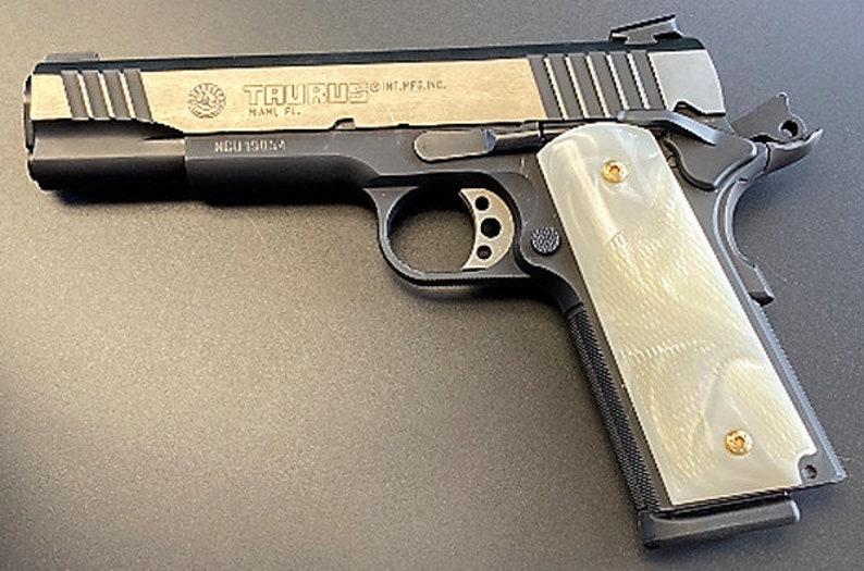1911 Pearl grips fits Colt Gov Clones White Mother of Pearl Etsy