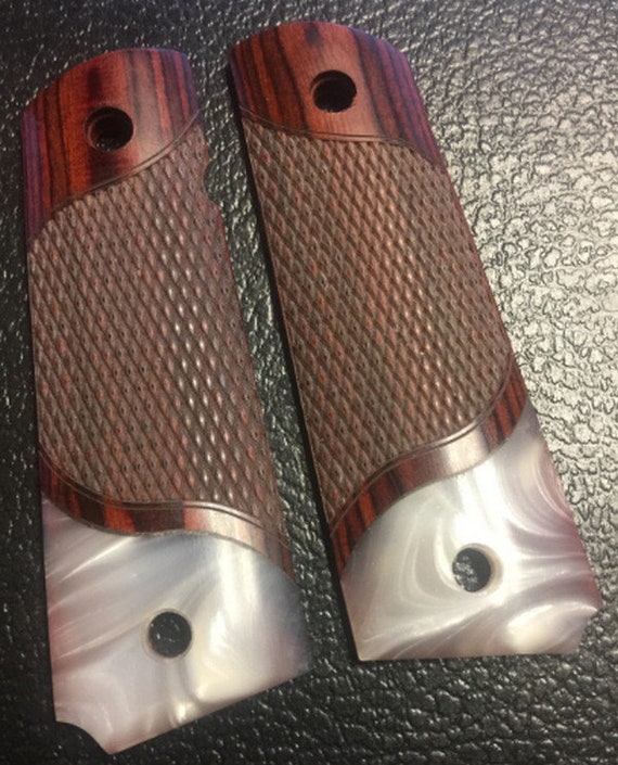 1911 Grips fits Colt and government Rock Island models double Etsy