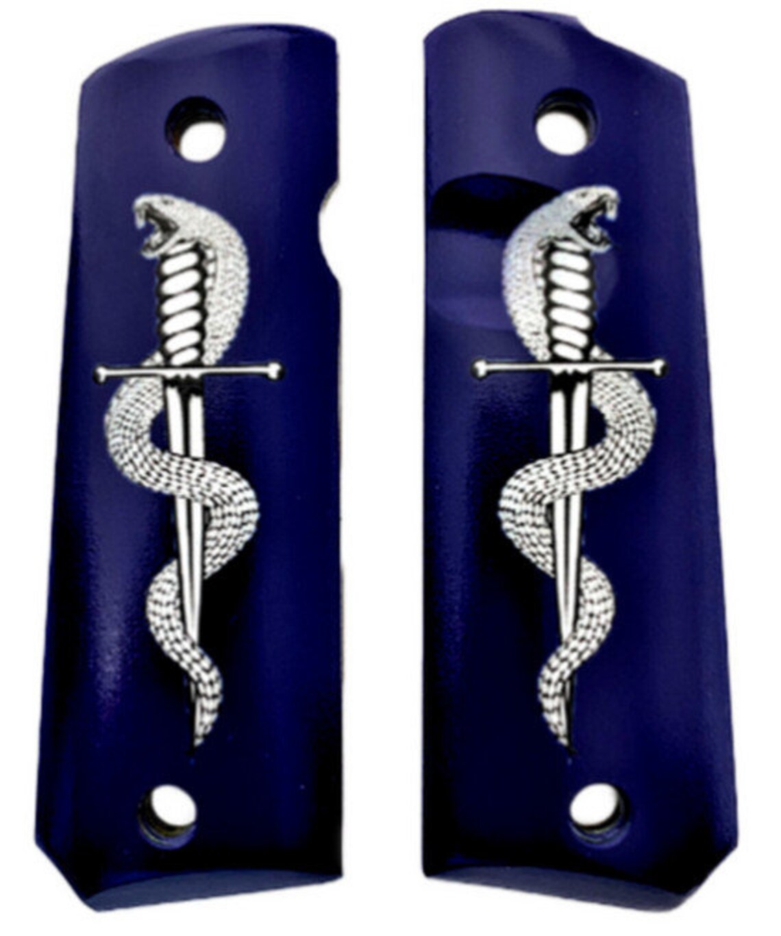 1911 Grips fits Springfield Colt Rock Island Gov Snake coiled Etsy