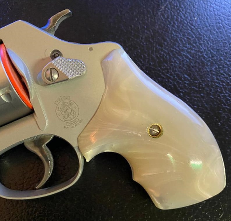 J Frame Grips fits most Smith Wesson S W Pearl 38 357 XL Half Etsy