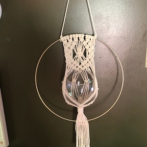 Suspended bowl plant hanger