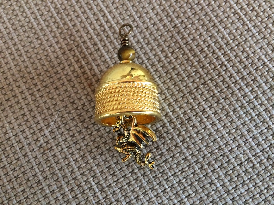 Unique and Different Gold Motorcycle Bike Bell With Dragon and Etsy