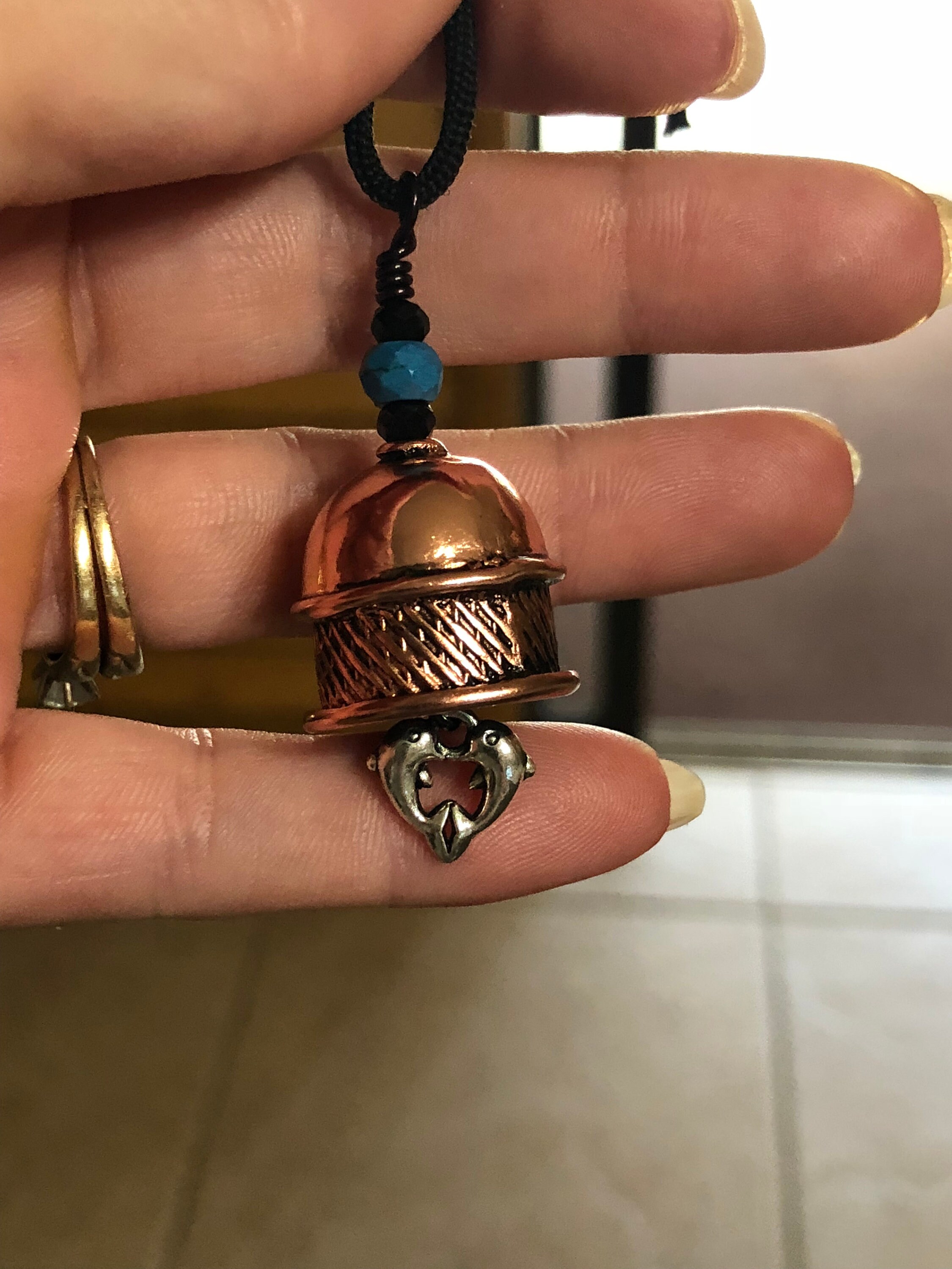 Unique and Different Copper Motorcycle Bike Bell With a Heart Etsy