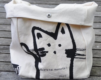 Lunch bag for women insulated lunch bag lunch tote adult lunch bag tote bag womens lunch bag work lunch bag lunch box reusable lunch bag cat