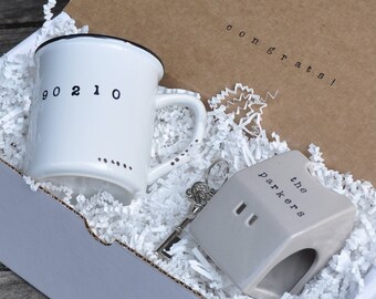 Housewarming gift basket mug candle home decor new home gift new home gift for her house warming gift first home hostess gift basket