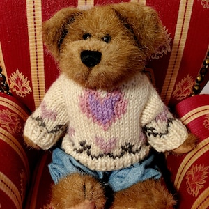 vintage « Edmund » Boyds Bears Peluche Bearwear Bear 6 » de hauteur - NOS