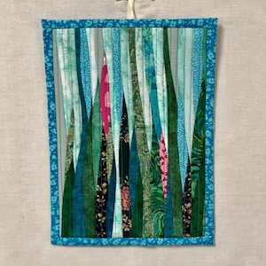 Abstract  Wall Hanging Cotton Fabric Art Quilt