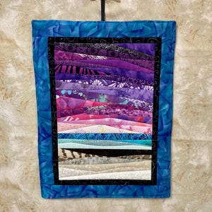 Art Quilt Wall Hanging Abstract Landscape