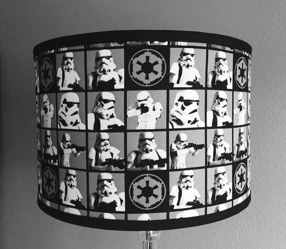 Star Wars Stormtrooper Drum Lamp Shade Etsy