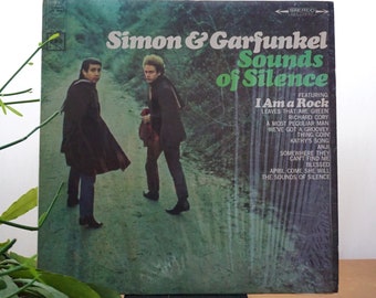 1965 Columbia Simon and Garfunkel—&quot;Sounds of Silence&quot; Vinyl Record LP. CS 9269