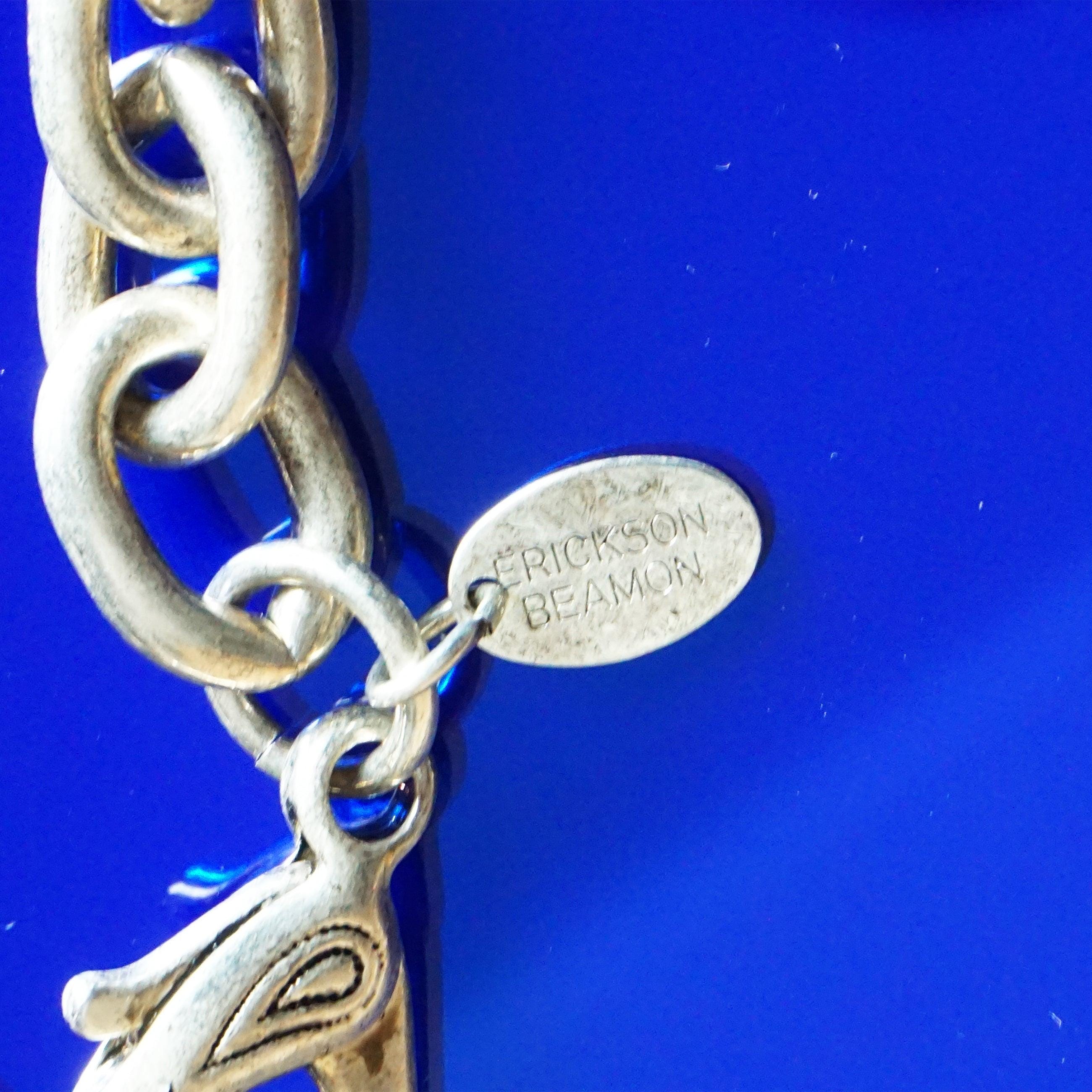 1980s Rare Vintage ERICKSON BEAMON Rhinestone DKNY Letters  display picture 1
