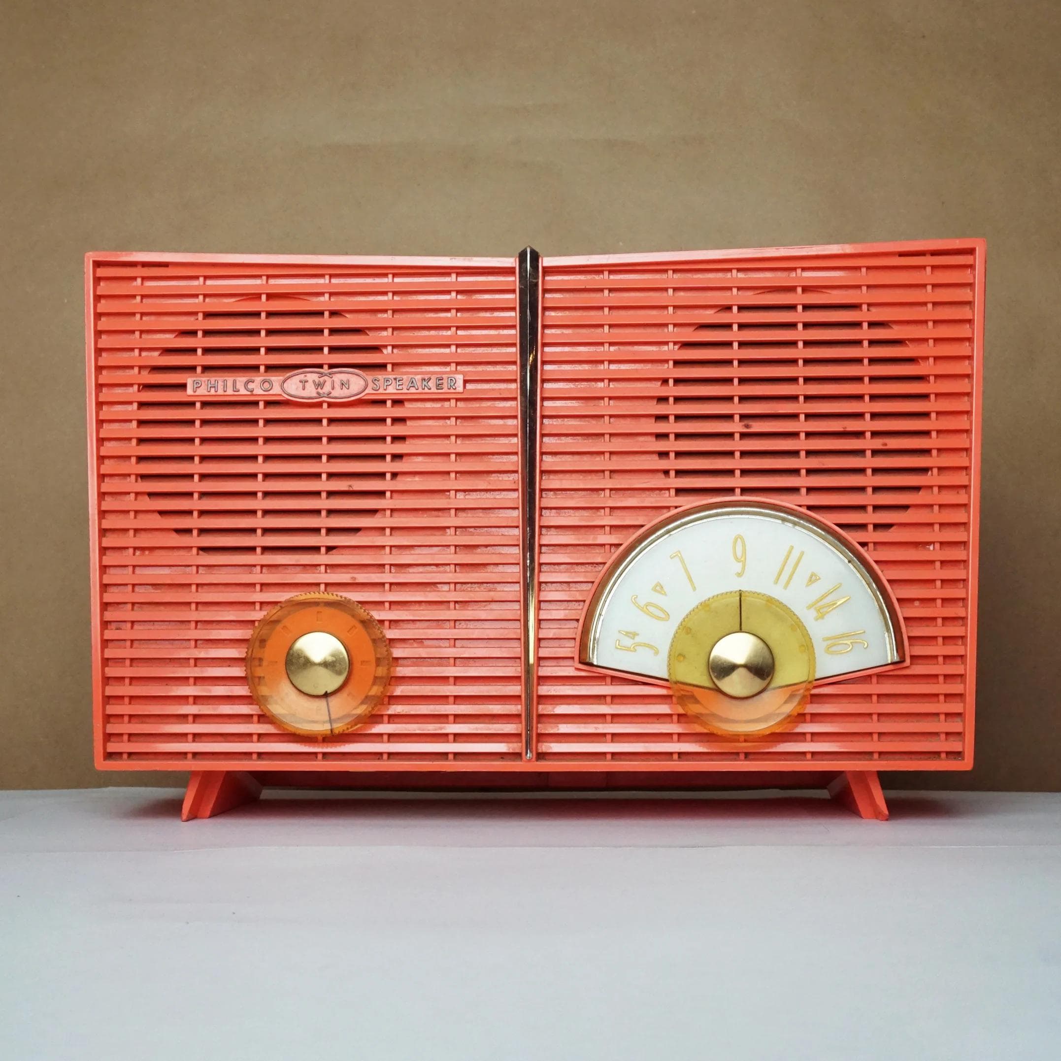 Standard Broadcast 真空管ラジオ 1959 年製ヴィンテージ PHILCO G826-124 真空管ラジオ (「フレイム