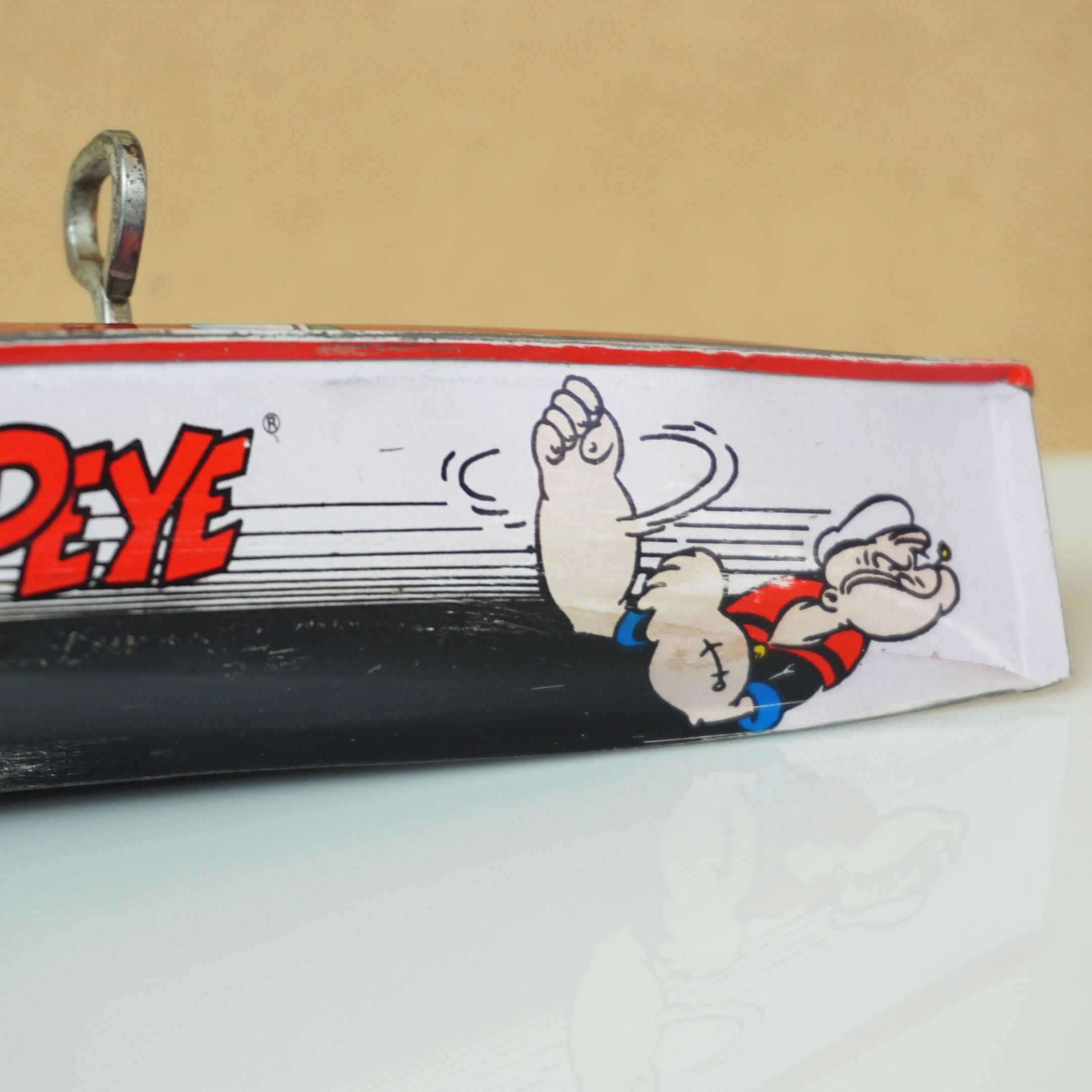 1996年製ヴィンテージ・ブリキ版画 SCHYLLING社製 ポパイ・スピード