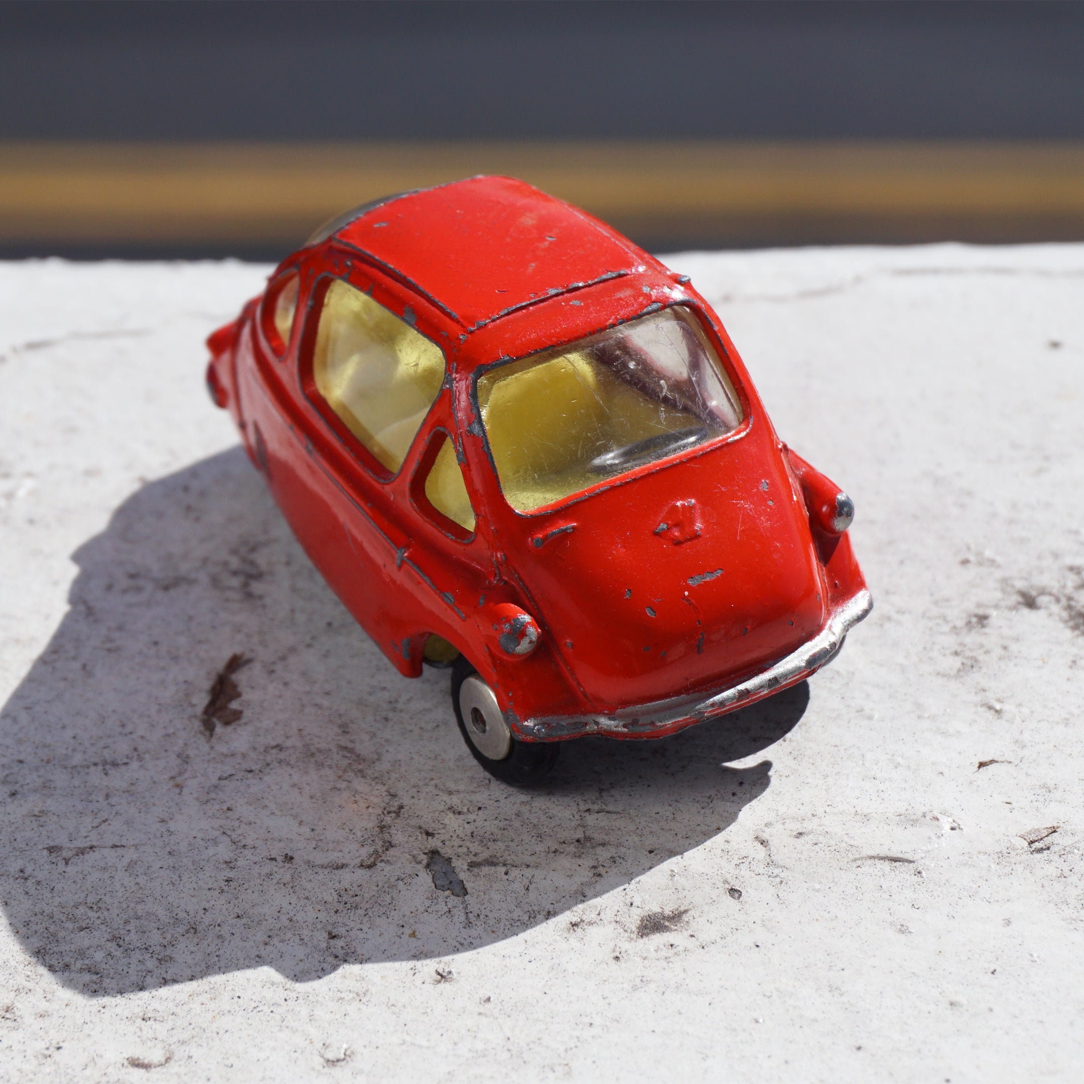 希少 レア ＣＯＲＧＩＴＯＹＳ ２３３ ハインケル エコノミーカー ミニカー Vintage HEINKEL Corgi Toys No. 233 Red Economy Toy Car. Made in Gt