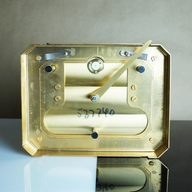 1970's Vintage Jaeger-Lecoultre & Cie ATMOS Metal Caliber 528-8 15 Swiss Clock image 8