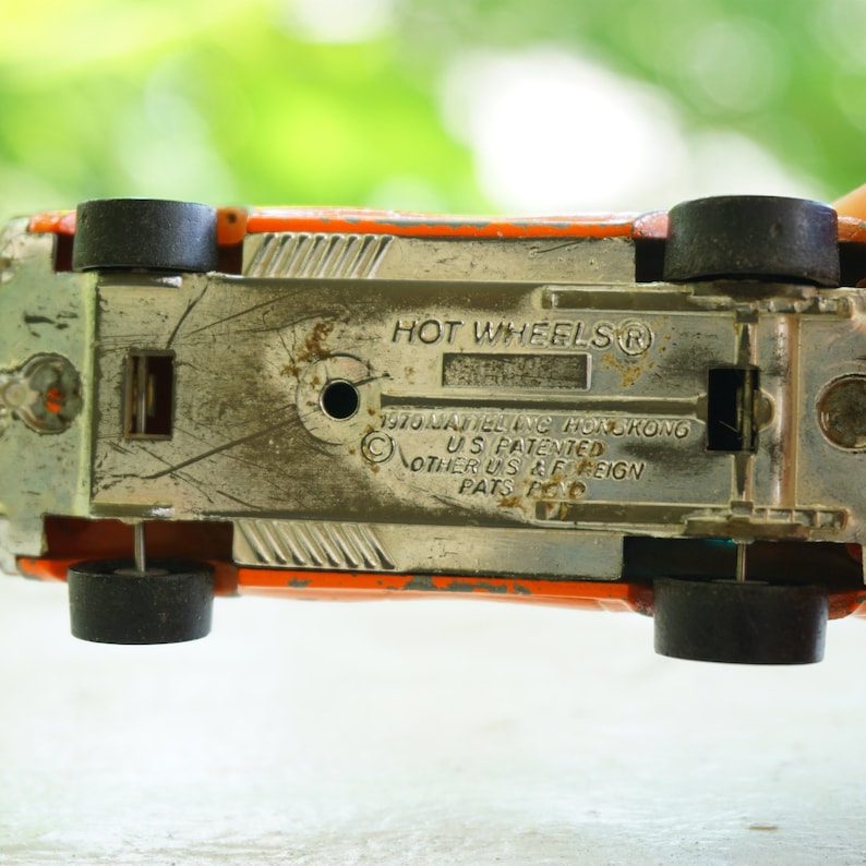 1970 Vintage HOT WHEELS Dixie Challenger Blackwall Car. Missing Decals