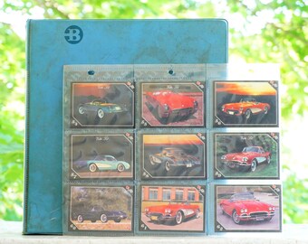 Complete Car Cards Collector&#39;s Book. Mustang, Harley Davidson, Vette, Exotic Dreams, Voitures De Rêve.