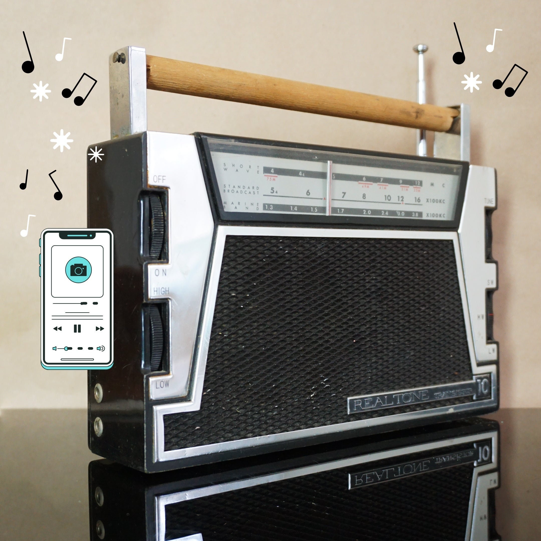 10 Transistor Radio - Etsy