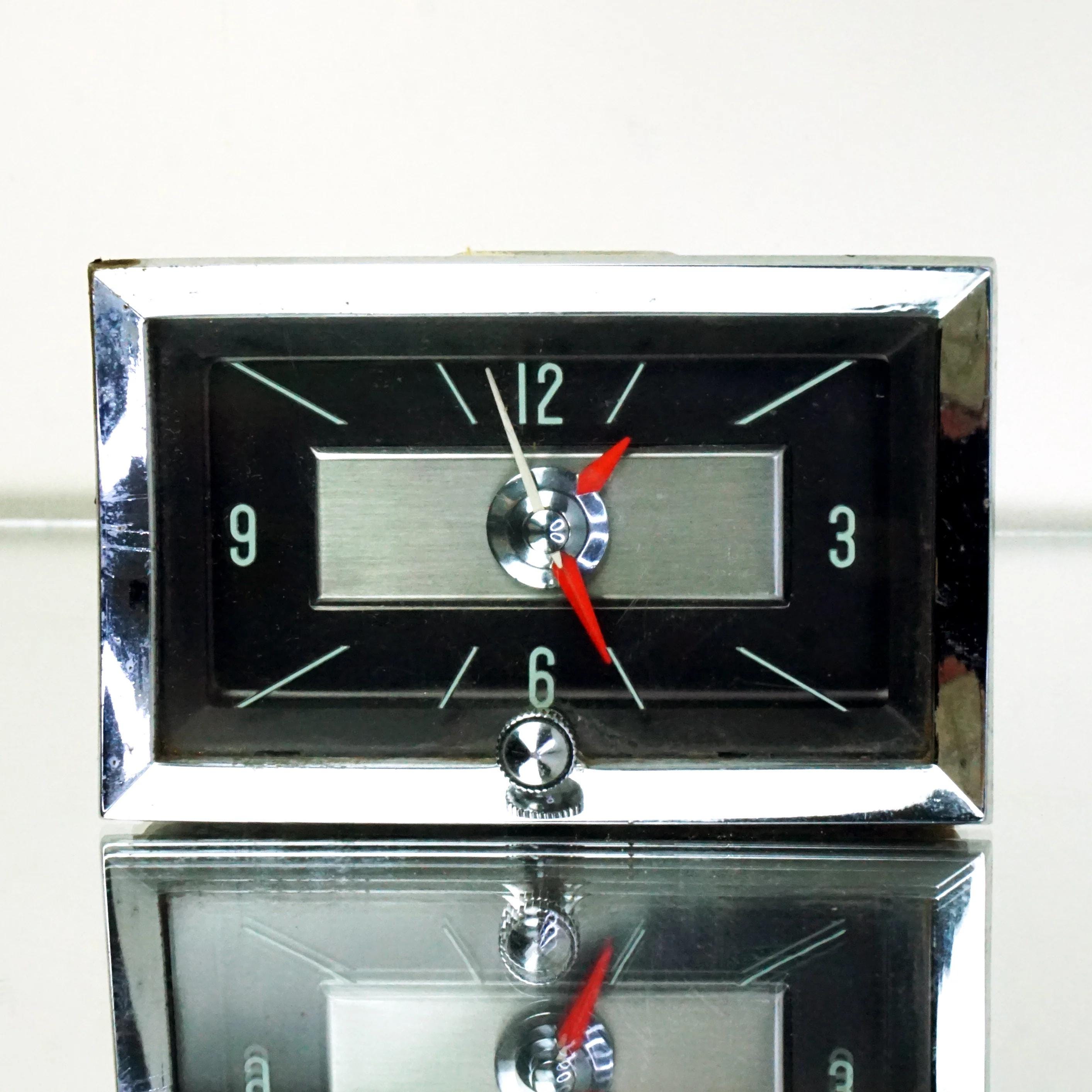 1957 Mid-century CHEVROLET In-dash Clock W/ Quartz Movement. Made