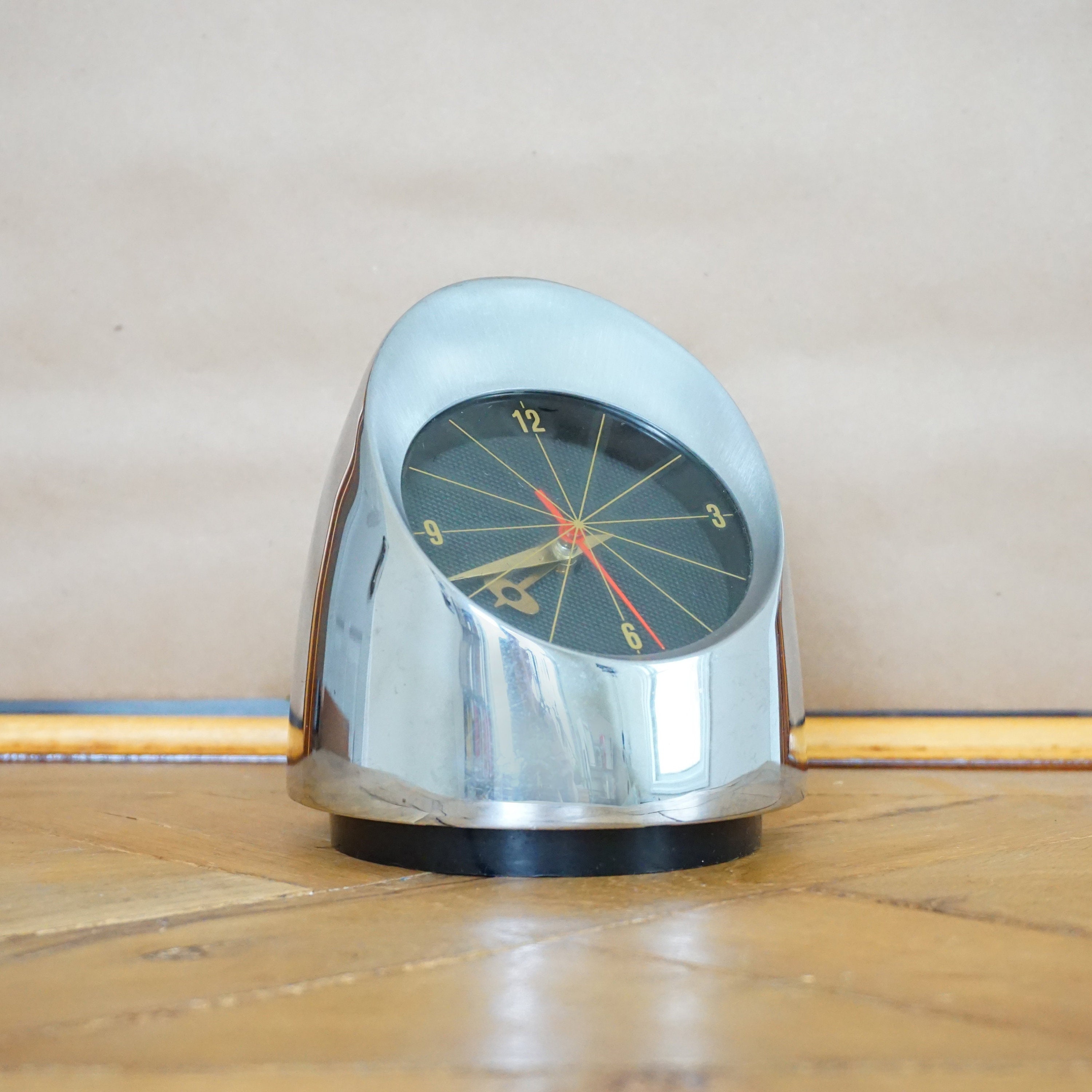 までの】 Jefferson 500 Chrome Clock クロック ／ジェファーソン