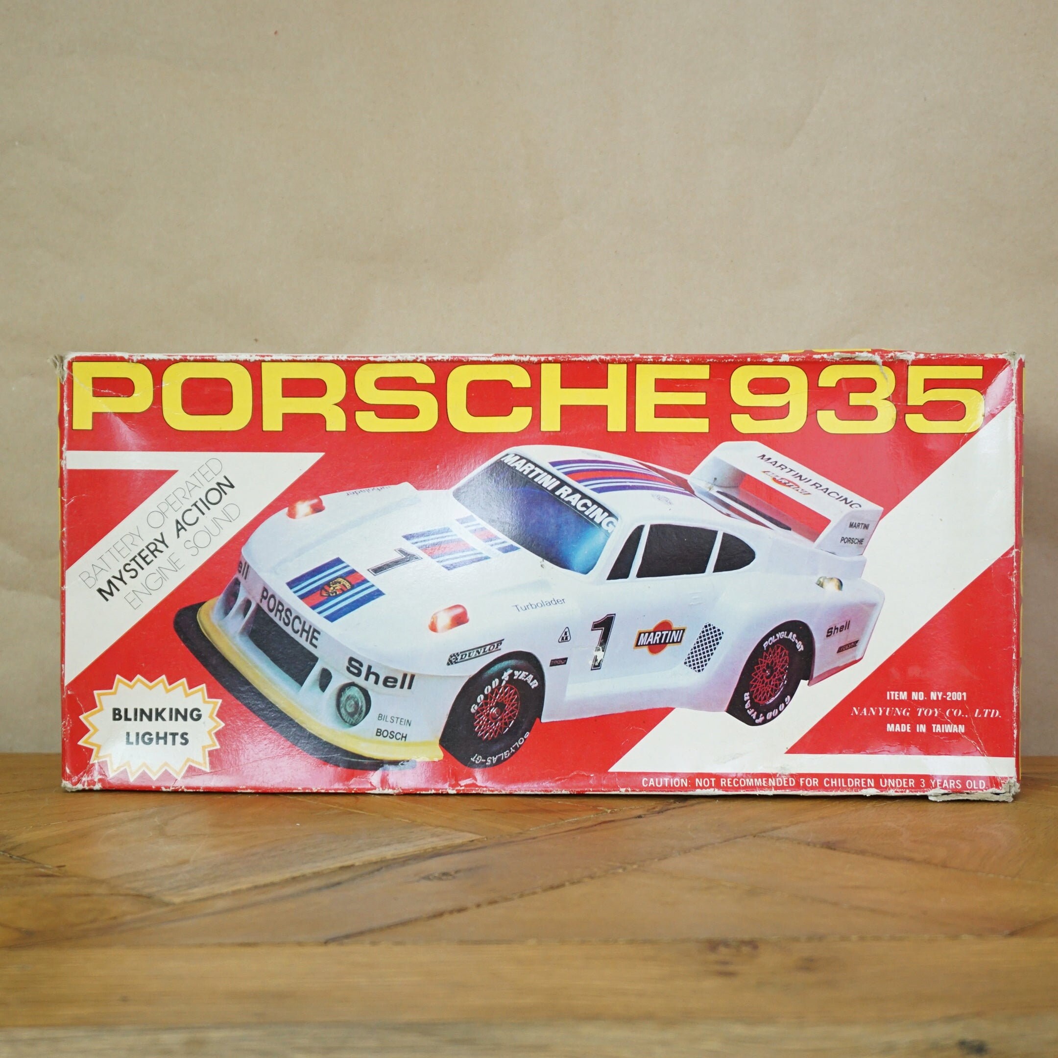1980s Vintage Nanyung PORSCHE 935 Martini Racing Mystery Action