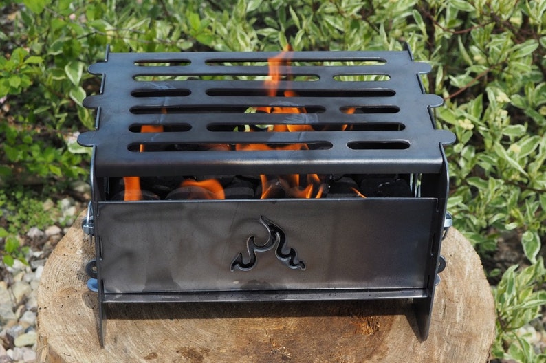 Folding Fire Pits Grill Etsy