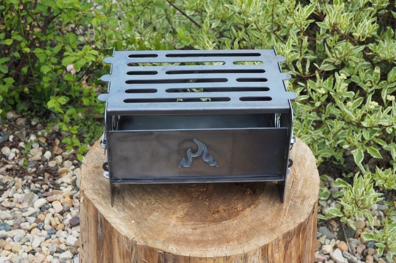 Folding Fire Pits Grill Etsy