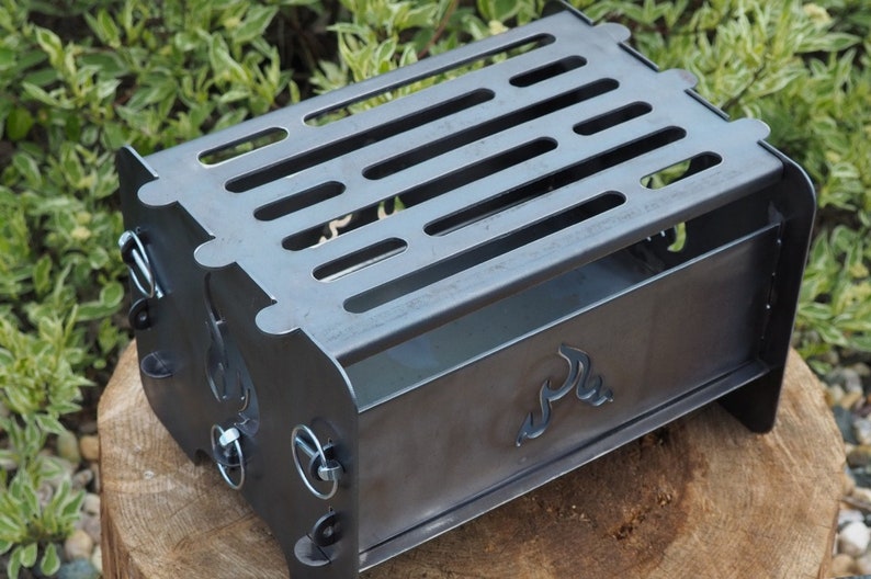 Folding Fire Pits Grill Etsy