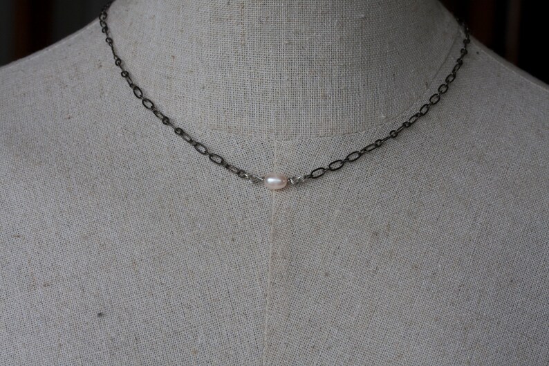 Simple Necklace June birthstone necklace daily wear Pearl necklace simple pendant simple jewelry pearl dainty necklace,Pearl Necklace