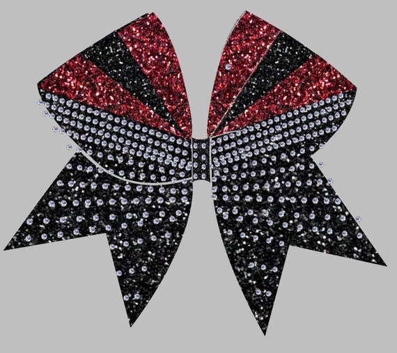 Burgundy Rhinestone Bow Burgundy Rhinestone Bow