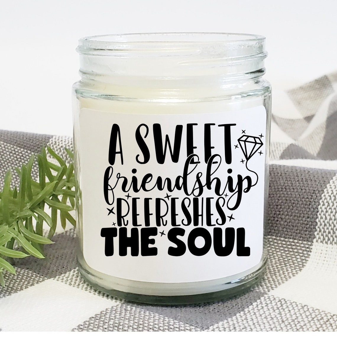 Quote Candle Sayings candle 9 oz handmade hand poured Etsy
