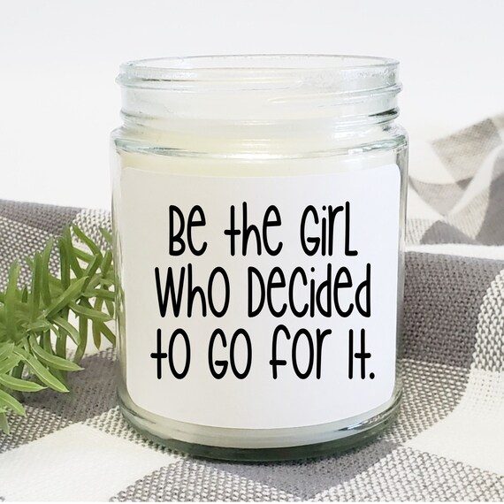 Quote Candle Sayings candle 9 oz handmade hand poured Etsy