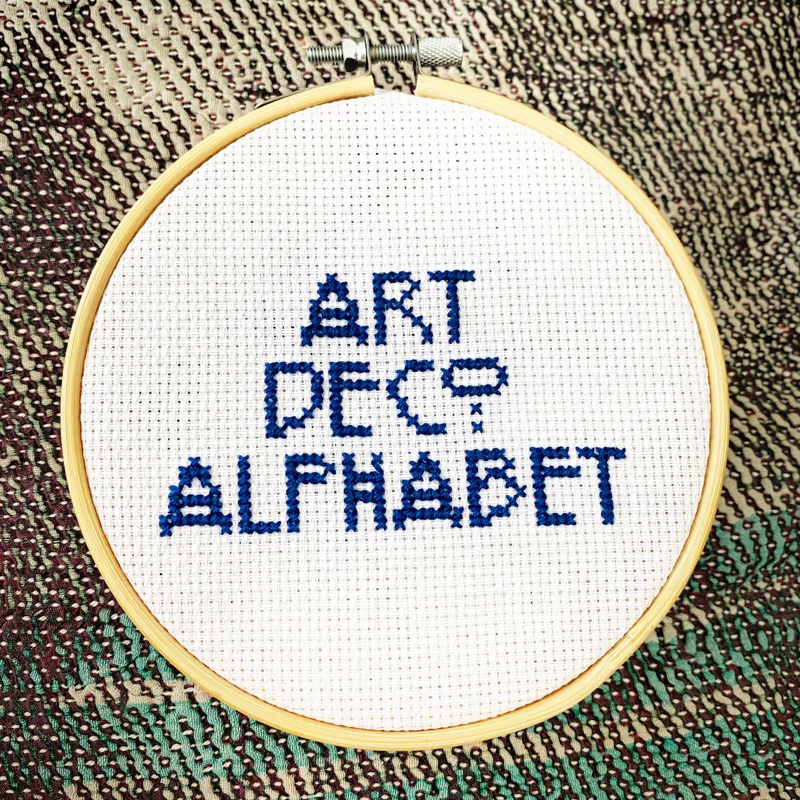 CROSS STITCH PATTERN Art Deco Alphabet Cross Stitch - Etsy