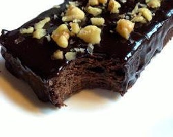 Vegan Fudge Brownies (Little Debbie Inspired)