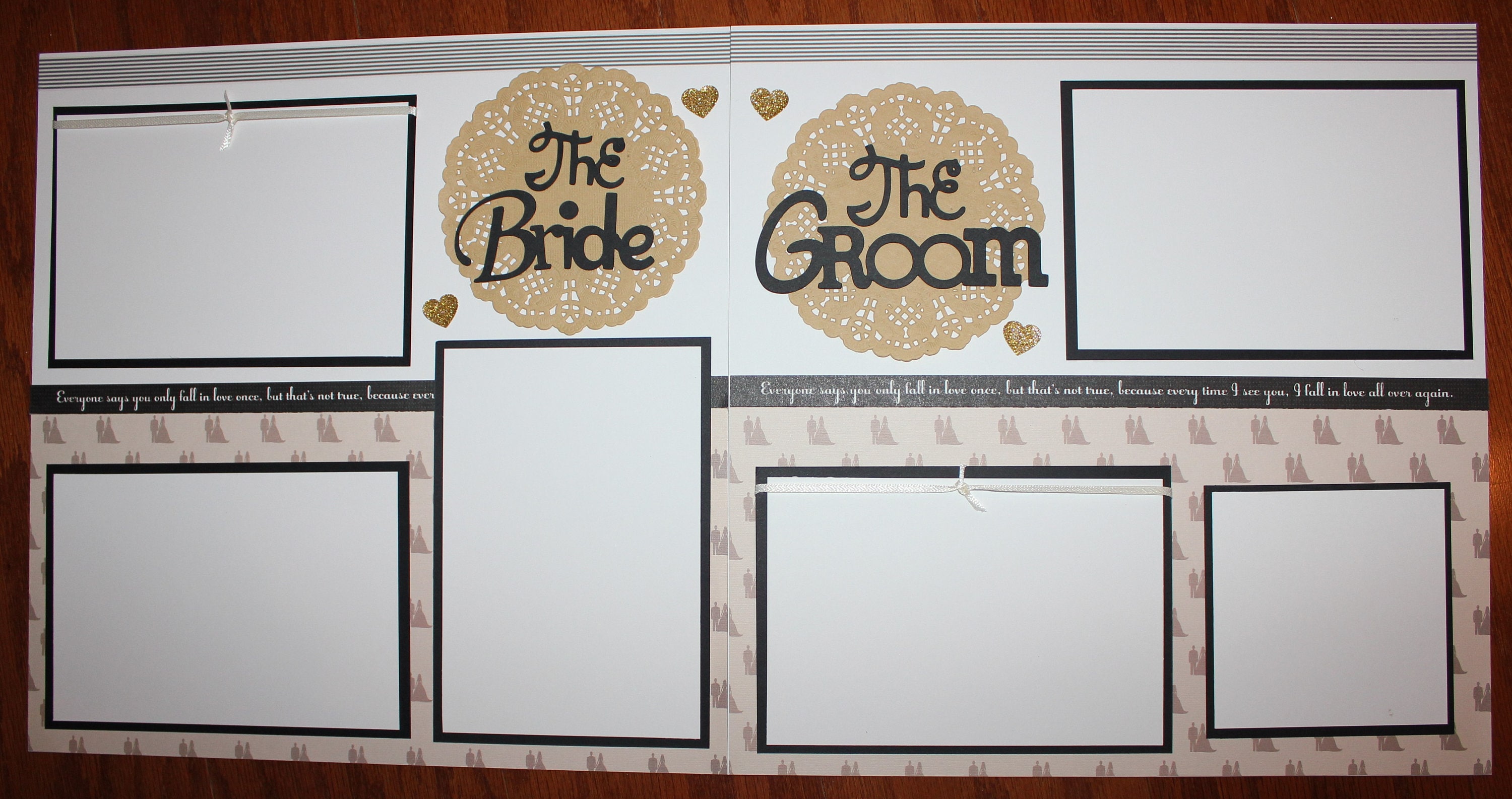 Wedding Scrapbook Page Layout Ideas