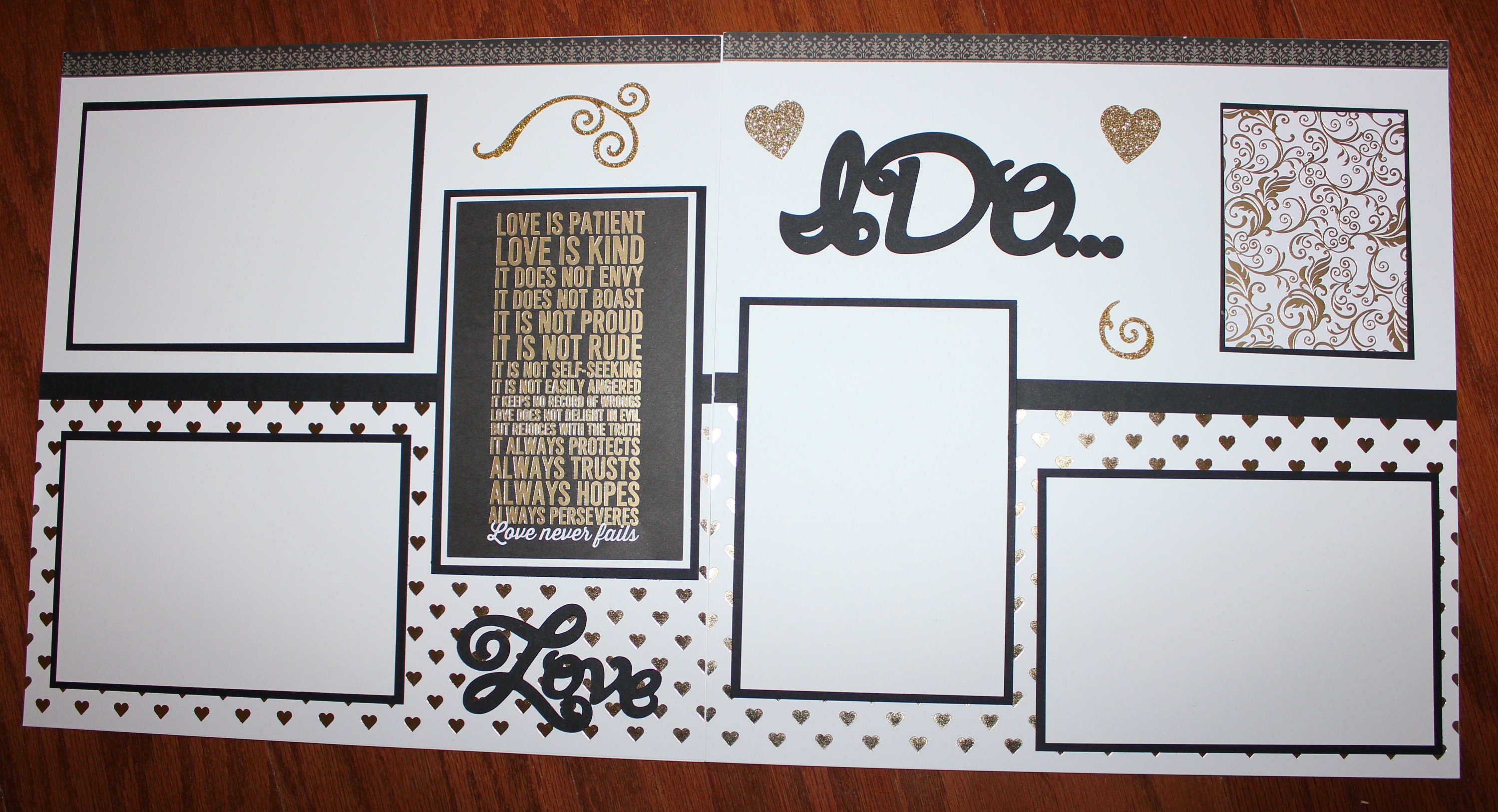 Wedding Scrapbook Layouts