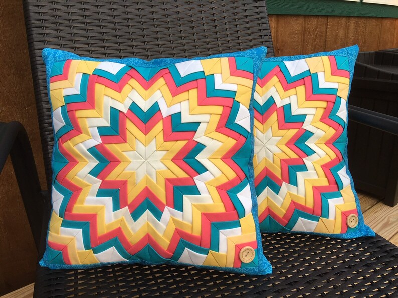 Quilted 16 Inch Matching Pillows Beach Ball Etsy