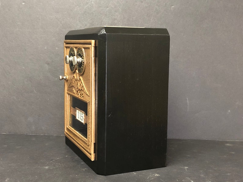 Antique US Post Office Box Door Coin Bank Australian Blackwood | Etsy