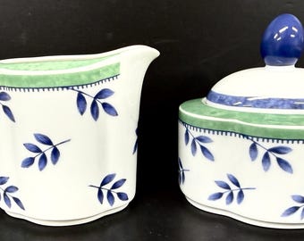 Villeroy Boch China Germany Switch 3 Castell Cordoba Costa Creamer & Sugar Bowl