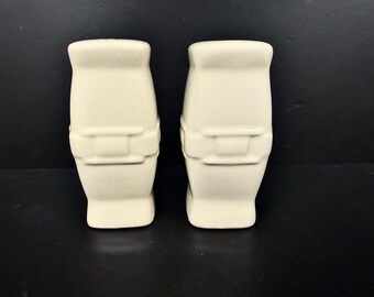 Longaberger China Ivory Woven Traditions Salt & Pepper Shakers