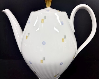 Hutschenreuther Bone China Atlantis Mid Century Modern MCM Teapot